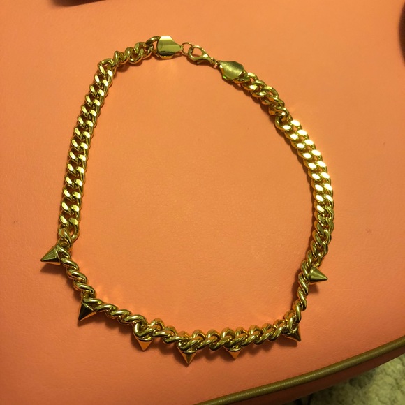 Urban Outfitters Jewelry Urban Outfitters Spikedstud Gold Chain